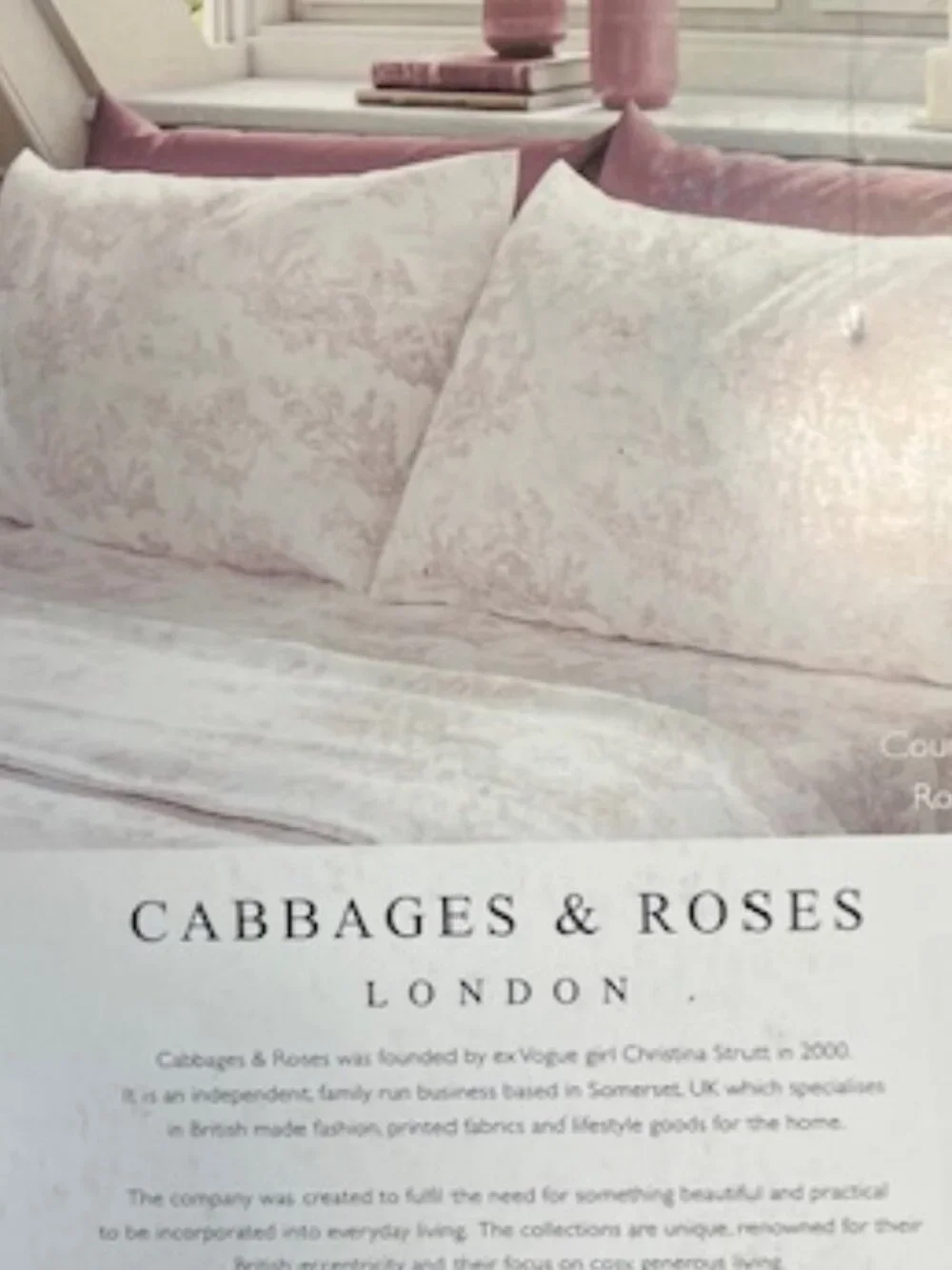 Cabbages & Roses London King Pillowcase Pair